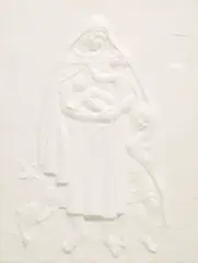 Lincoln Fox, Mother and children, Cast paper sculpture