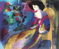 Annabelle by Linda Le Kinff, offset seriolithograph on paper, sold Nov 2024