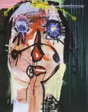 Paul Indrek Kostabi, The Great Escape, giclee print in colors on paper