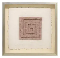 Jesús Moroles, Greek Key, paper relief sculpture