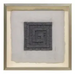 Jesús Moroles, Greek Key, paper relief sculpture