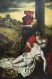 Marcello Cassinari Vettor, Lamentation of Christ at the Foot of the Cross, oil on canvas