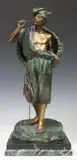 Achille D’Orsi, Neapolitan Fisherman, Patinated bronze sculpture