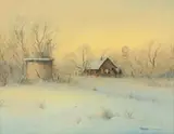 Arturo Mercado, Saltillo, Mexico, oil on canvas