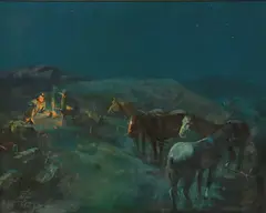 Bill Chappell, Night Cap, oil on canvas