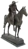 Cyrus Edwin Dallin, The Scout, Western patinated bronze sculpture