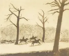 The Riders by Francis Robert Jr. Kelly, print on paper, offered Jun 2022
