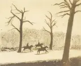 Francis Robert Jr. Kelly, The Riders, print on paper