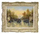 Raoul Girard, Paris, oil painting on canvas