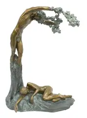 Misha Frid, Nature, Large patinated bronze sculpture
