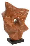 Charles Umlauf, Jubilate Deo, Carved rouge marble sculpture