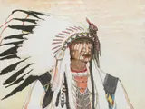 Kevin Red Star, Kingfisher, limited edition lithograph on paper