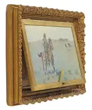 Anticipation and Exasperation by Charles Marion Russell, offset lithographs (driography prints) on canvas laid on board, sold Dec 2025