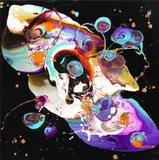 Petronella Greer, Meeting in the Middle, Gallery-wrapped acrylic on canvas