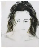 Lucille Marcotte, Droit Devant (Straight Ahead), oil on canvas