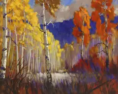 October Inspiration by Dale Landrum, oil on canvas, sold Oct 2024