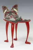 Pedro Friedeberg, Silla Mariposa (Butterfly Chair), Carved wood miniature sculpture