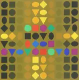 Victor Vasarely, Sorbonne, screenprint in colors on paper