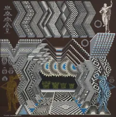 Friedeberg, Teatro Macrobiotico, limited edition print in colors on paper