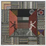 Pedro Friedeberg, Futbolistas, limited edition print in colors on paper
