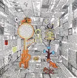 Pedro Freideberg, The Taro News, limited edition print in colors on paper