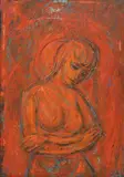 Ralph Ernest White Jr., Woman, oil on canvas