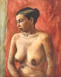 William Llewellyn Hoey, 321 K/ Spruce, oil on board