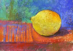 William Llewellyn Hoey, Hot Lemon, pastel drawing on paper