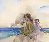 John Guerin, Europa, acrylic on canvas
