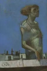 Luis Eades, Nocturne, oil on canvas