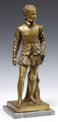 François Joseph Bosio, Henry IV as a young man, Bronze sculpture