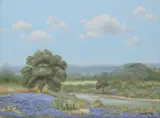 Katie M. Gibbs, Texas Bluebonnets, oil on canvas