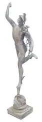 Mercury by Giambologna, The patinated metal statue, sold Jul 2024
