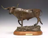Tom Moss, The Pacesetter, Patinated bronze sculpture