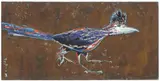 Darin Wood, Road Runner, mixed media on canvas