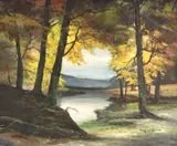 Robert Wood, Saw Kill River, Woodstock N.Y.