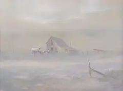 Carl J. Smith, Winter, oil painting on canvas