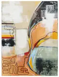 Darin Wood, Sandhill, mixed media on canvas