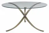 Michel Mangematin, designed by Michel Mangematin (French, Mid-century modern bronze dining table