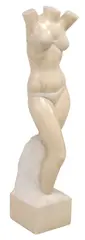 Female Bather Torso by Charles Umlauf, Carved rose marble sculpture, sold Jun 2024
