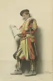 Vittorio Baldancoli, Pontifical Swiss Guard, watercolor painting on paper