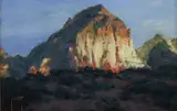 Jerry Ricketson, Sedona, Arizona, oil on canvas