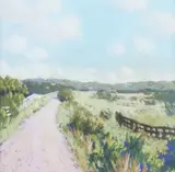 Will Klemm, Country Lane, pastel drawing on paper