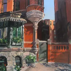George Bentley Nick, Joe's Bar, oil on canvas