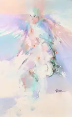 Arturo Antonio Chavez, Tsehare, oil on panel