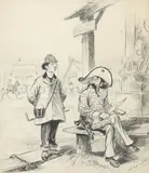 Louis Dalrymple, Untitled, pen and ink drawing on paper