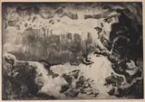 Constance Forsyth, The Deluge, intaglio print on paper