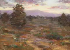 Daniel [Dan] Wayne Beck, Late Summer Evening, pastel drawing