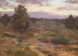 Daniel [Dan] Wayne Beck, Late Summer Evening, pastel drawing