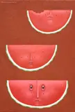 Javier Guerrero, Sandias (Watermelons), 2021, oil on canvas